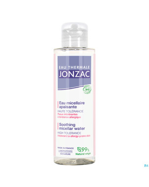 Jonzac reactive eau micel.s/parf apais. bio 100ml