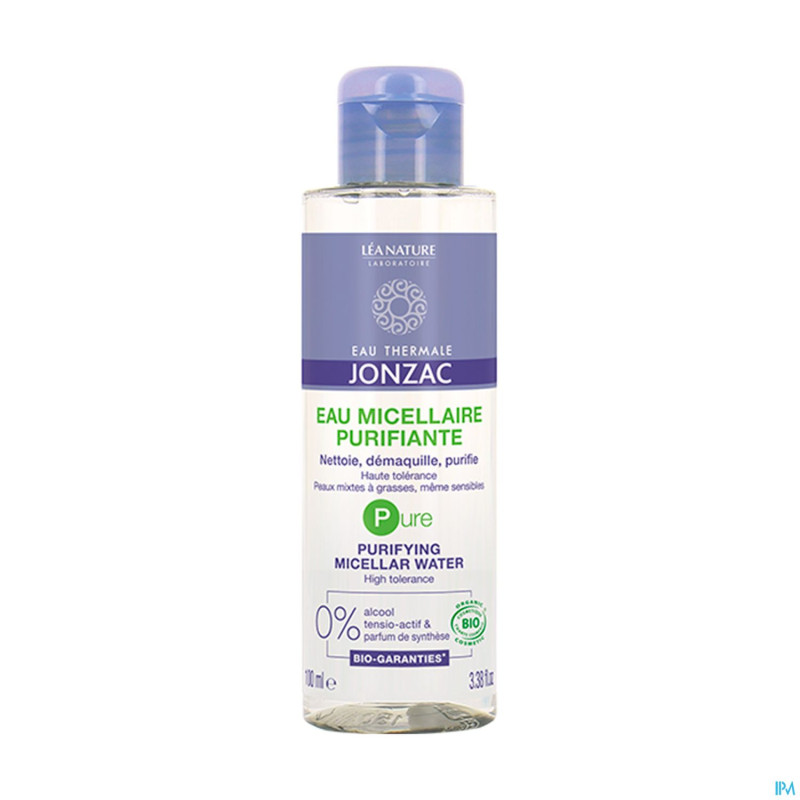 Jonzac pure eau micellaire purifiante bio    100ml