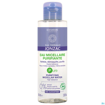 Jonzac pure eau micellaire purifiante bio    100ml