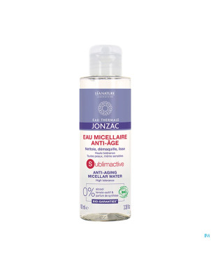 Jonzac sublimactive eau micellaire a/age bio 100ml
