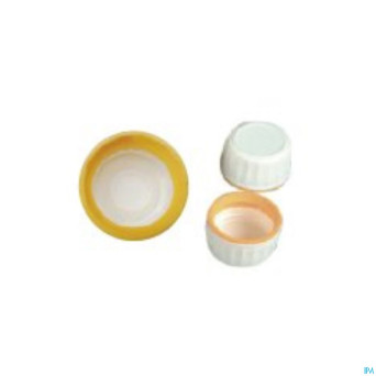 Capsule bl. anneau jaune inviol. pp28 obus    30