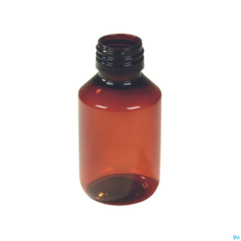 Flacon pet brun pp28 s/capsule 200ml    32