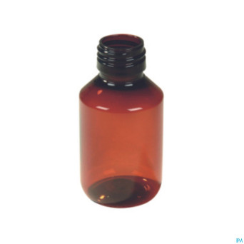Flacon pet brun pp28 s/capsule 500ml    18