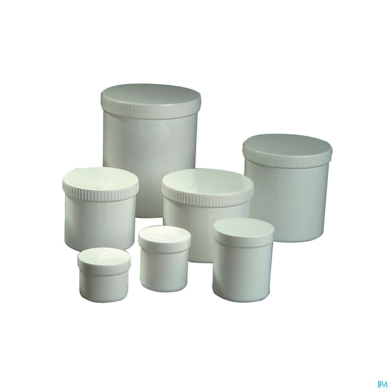 Pot pommade blanc + couvercle blanc 15g/20ml   25