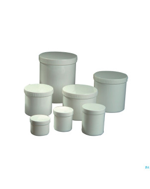 Pot pommade blanc + couvercle blanc 15g/20ml   25