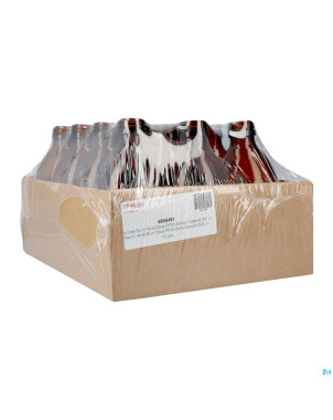 Flacon verre brun obus pp28 s/capsule 300ml    12