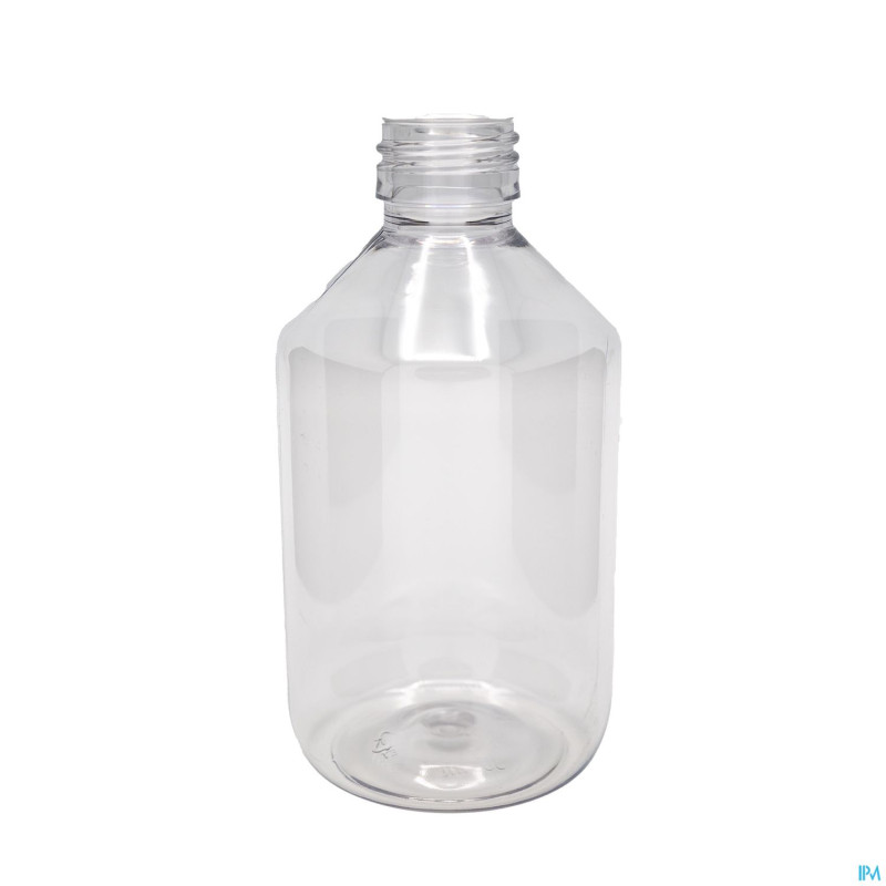 Flacon pet transp. pp28 s/caps inviol. 100ml    14
