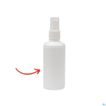 Flacon pet rond blanc 200ml    28