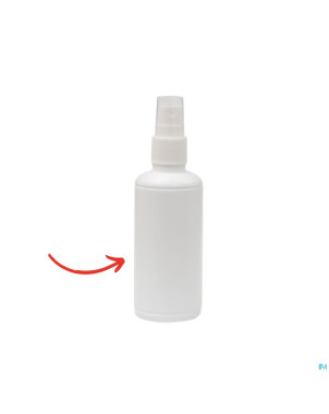 Flacon pet rond blanc 200ml    28