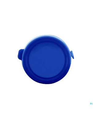 Capsule bleue container gelules blanc 43mm 30
