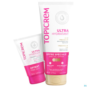 Topicrem um hale pro 200ml + gommage 50ml