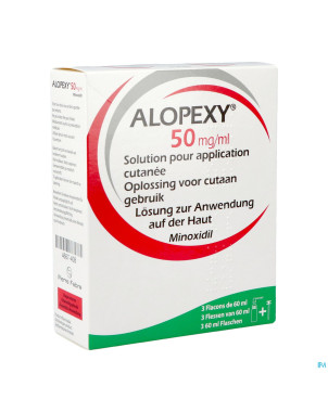 Alopexy pi pharma 50mg/ml sol cutanee fl3x60ml pip