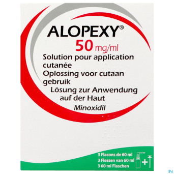 Alopexy pi pharma 50mg/ml sol cutanee fl3x60ml pip