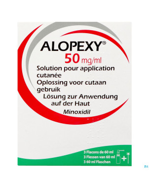 Alopexy pi pharma 50mg/ml sol cutanee fl3x60ml pip