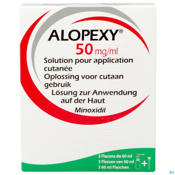 Alopexy pi pharma 50mg/ml sol cutanee fl3x60ml pip