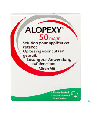 Alopexy pi pharma 50mg/ml sol cutanee fl3x60ml pip