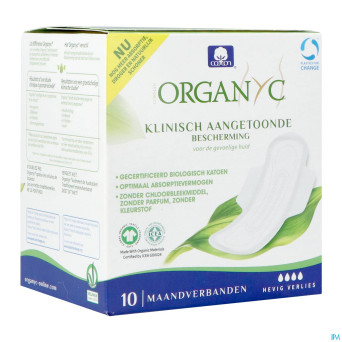 Organyc serviettes super coton bio    10