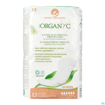 Organyc serviette maternite premiers jours    12