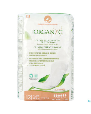 Organyc serviette maternite premiers jours    12