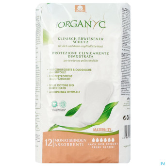 Organyc serviette maternite premiers jours    12