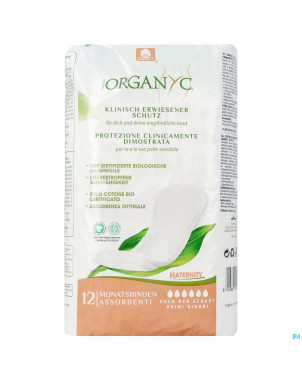 Organyc serviette maternite premiers jours    12