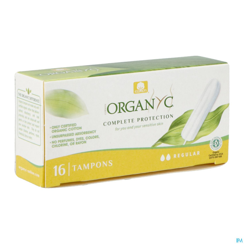 Organyc tampon regular coton bio    16