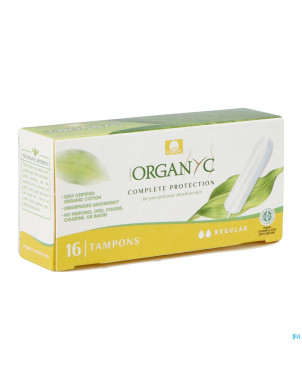 Organyc tampon regular coton bio    16