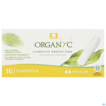 Organyc tampon regular coton bio    16