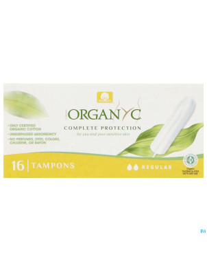 Organyc tampon regular coton bio    16