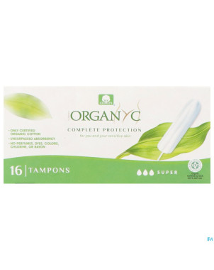 Organyc tampon super coton bio    16