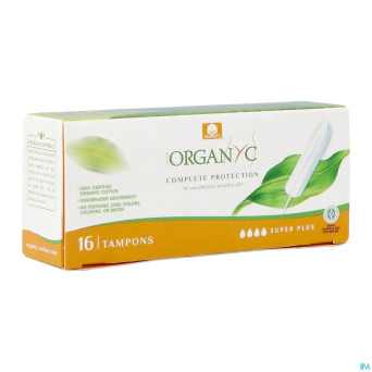 Organyc tampon super plus coton bio    16
