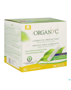Organyc tampon compact regular coton bio    16