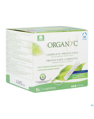 Organyc tampon compact super coton bio    16