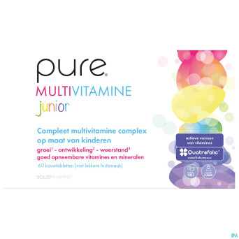 Pure multivitamine junior    comp a croquer 60
