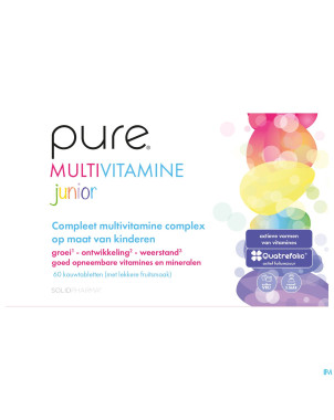 Pure multivitamine junior    comp a croquer 60