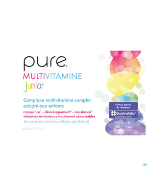 Pure multivitamine junior    comp a croquer 60
