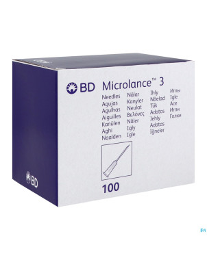 Bd microlance 3 aig. 18g x 40mm paroi mince