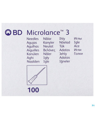 Bd microlance 3 aig. 18g x 40mm paroi mince