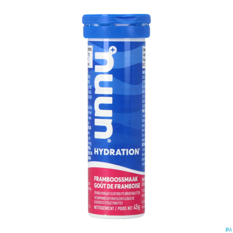 Nuun hydration gout framboise    comp efferv 10