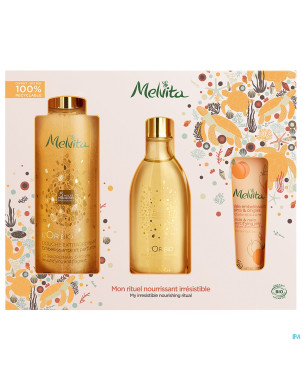 Melvita l'or bio coffret body care 40 ans