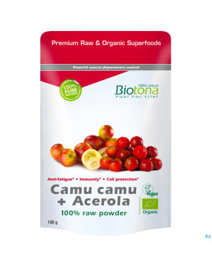 Biotona bio camu camu+acerola raw    150g