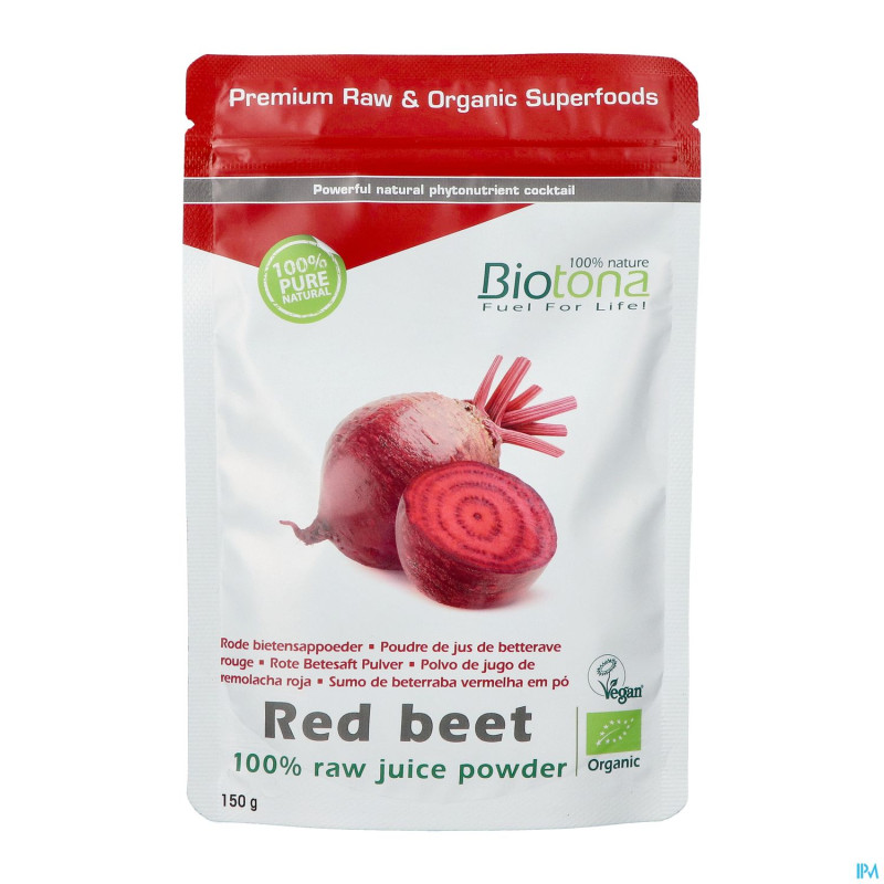 Biotona bio betterave rouge  raw    150g