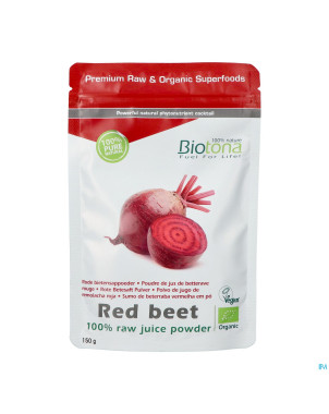 Biotona bio betterave rouge  raw    150g
