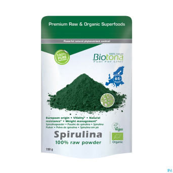 Biotona bio spirulina eu raw   150g