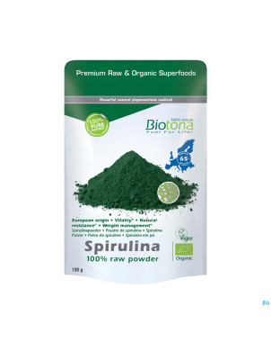 Biotona bio spirulina eu raw   150g