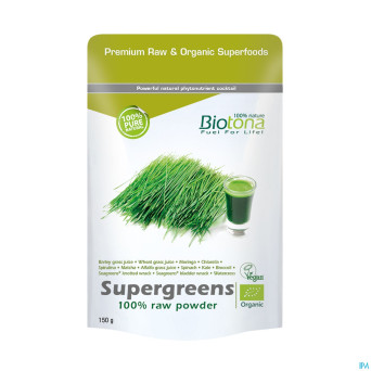 Biotona bio supergreens raw    150g