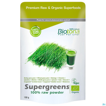 Biotona bio supergreens raw    150g