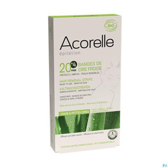 Acorelle bandes depilatoires visage 2x12