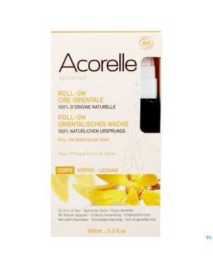 Acorelle cire orient.ylang&sucre canne rollon100ml