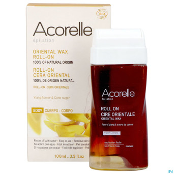 Acorelle cire orient.ylang&sucre canne rollon100ml